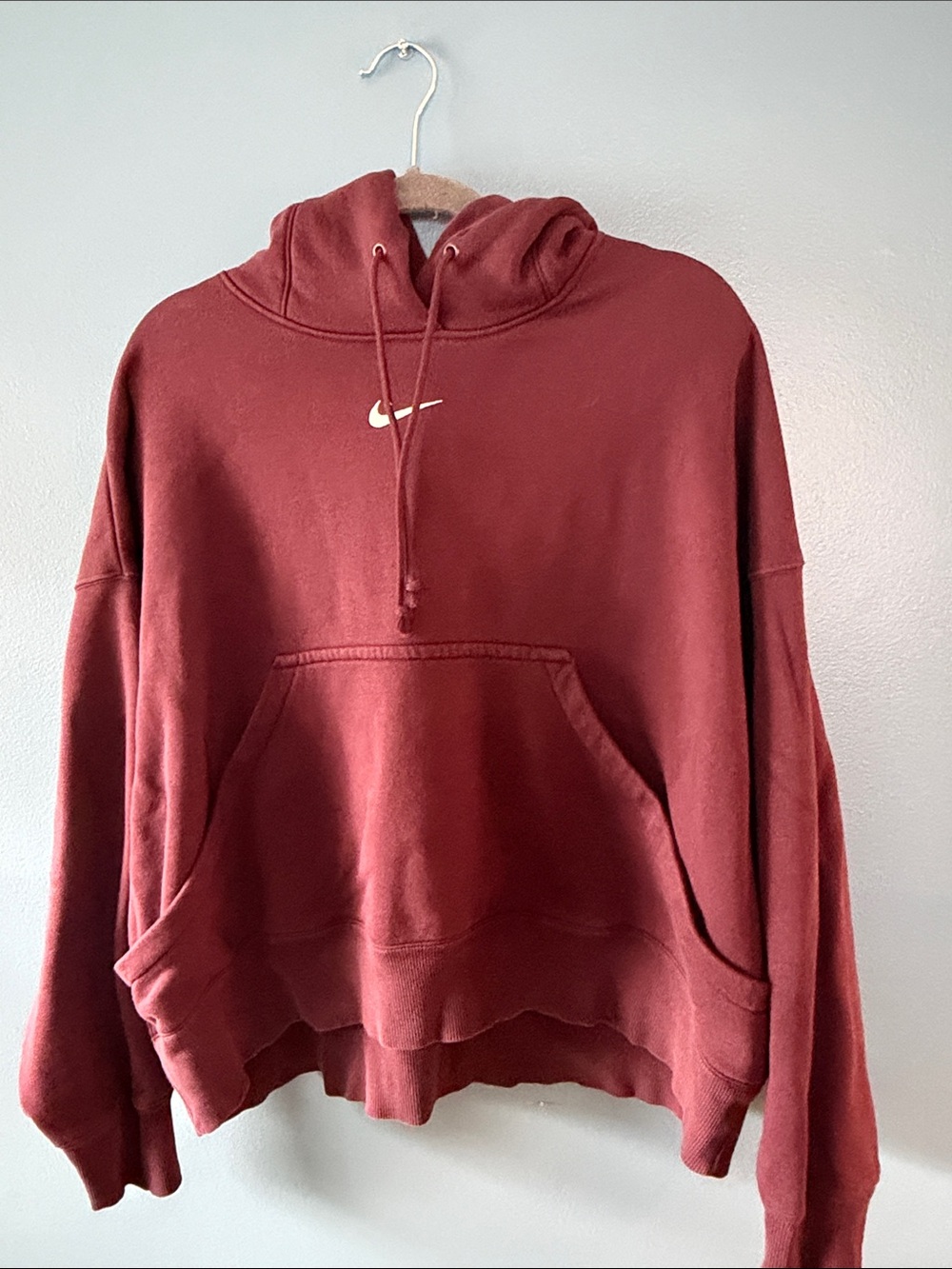 Nike Women's Burgundy Pullover Hoodie